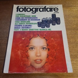 RIVISTA FOTOGRAFARE NOVITÀ DICEMBRE 1975 - Foto 1 di 1