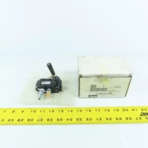 Parker 524831000 3-Way 2-Position Lever-Manual Return Air Valve 150PSI NEW - Picture 1 of 8