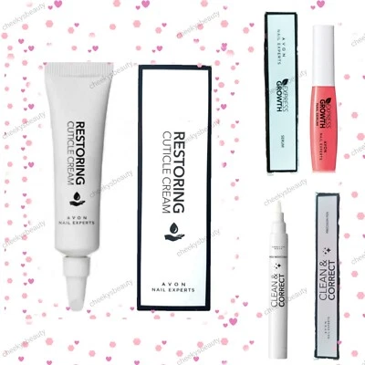 Avon Nail Experts Sortiment, Wiederherstellung der Nagelhautcreme, Express Growth Serum, Präzision
