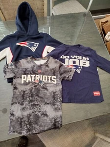New England Patriots Bekleidungspaket Größen Jugend Shirts Hoodie Jungen Mädchen - Bild 1 von 7