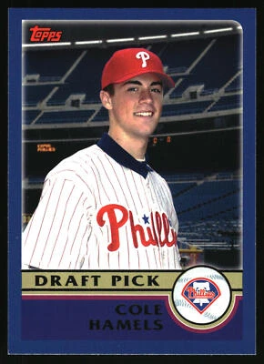Cole Hamels 2010 Topps The Cards Your Mom Threw Out CMT110 Philadelphia Phillies - Image 1 of 2