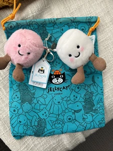 Jellycat with TAG & GIFT BAG Marshmallow Plush Stuffed Toy Plushie Jelly Cat NEW - Picture 1 of 7