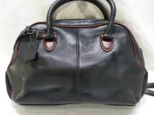 Giani Bernini schwarz braun Leder 2-in-1 Satchel Handtasche Damen Handtasche Medium $ 230 - Bild 1 von 10