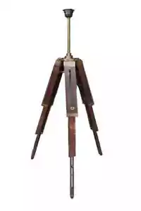 Decor wooden Tripod Floor Lamp Stand for shade use without sahde - Picture 1 of 4