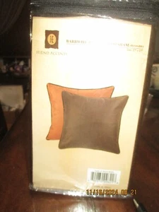 AMERICAN hOME Euro Sham - BROWN reversible - Picture 1 of 3