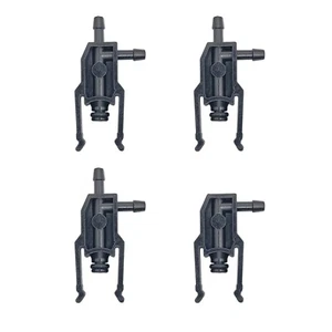 For Citroen C3 I 1.4 16V HDi Fuel Injector Leak Off Connector Set x4 fits Delphi - Picture 1 of 9