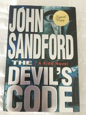 The Devil's Code by John Sandford Signed Copy H/C w/D/J A Kidd Novel