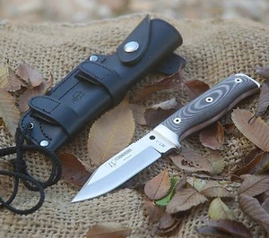 Cuchillo CUDEMAN MT-1 Hoja 11 cm Acero Bohler N695 Micarta Negra Knive Coltello - Imagen 1 de 1