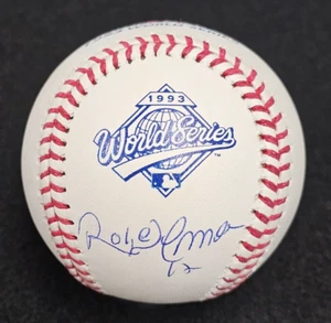 1993 ROBERTO ALOMAR Signed WORLD SERIES Baseball-HOF-TORONTO BLUE JAYS-JSA - Picture 1 of 9