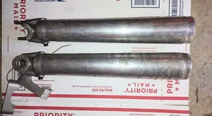Harley Shaved Lower Legs Fork Sliders 41mm Chopper Panhead W/ Weld On Repair - Foto 1 di 9
