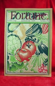 Fortune  August 1937 Cover Art by Ralph Frederick - Picture 1 of 1