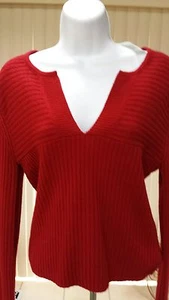 Suéter Great American Sweater Company Manga Larga Borgoña Talla XL ~ NUEVO CON ETIQUETAS - Imagen 1 de 10