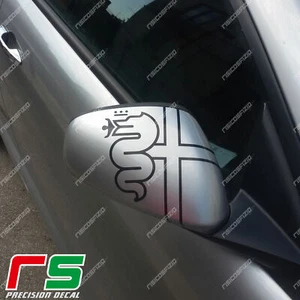 alfa romeo 2016 mito giulietta 159 ADESIVI tickers specchietti decal biscione - Foto 1 di 5