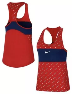 Nike Mesh Running Tank Top STARS USA Women's Medium BV6239 657 RED/WHITE/BLUE - Picture 1 of 1