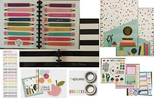 Intelligence of a Teacher Big Happy Planner Box Kit Accessories Covers and Disks