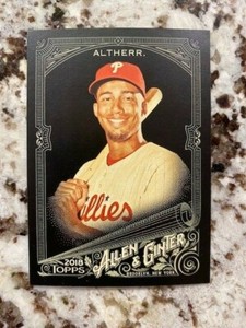 2018 TOPPS ALLEN GINTER X BASEBALL BASE CARD PHILLIES AARON ALTHERR #227