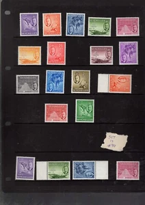 SEYCHELLES GEORGE 6ème valeurs 1952 à 10 roupies non montées comme neuves (ex 40c) - Photo 1/1