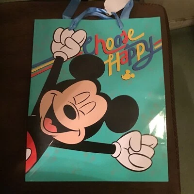 BOLSA REGALO MEDIANA DISNEY MICKEY AND FRIENDS CUMPLEAÑOS REGALOS NAVIDAD Foto 1 de 2