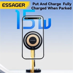 Essager 15W Magnetische Kabellose Auto Ladegerät Handy Halter Halterung für iPhone Android - Bild 1 von 13
