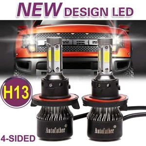 For Ford F150 03-2014 F-250 F-350 Super Duty 05-2018 H13 LED Headlight Bulb 9008 - Picture 1 of 8