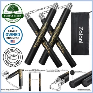 Goma Espuma Entrenamiento Nunchaku 12.2 Pulgadas Seguro Agilidad Ejercicio Juguete Negro Paquete de 2 - Imagen 1 de 9