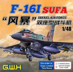 Great Wall L4835 1/48 F-16I SUFA Israeli 2-Seat Fighter|1st Batch+Pilots/Sticker - Picture 1 of 6