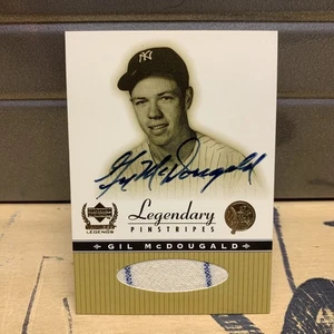 2000 UPPER DECK YANKEE GIL MCDOUGALD LEGENDARY PINSTRIPES AUTO Legends Autograph - Picture 1 of 4