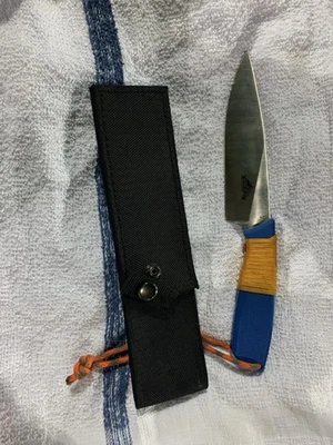 Cuchillo de campamento Ontario USA Hunt Plus con funda Foto 1 de 4