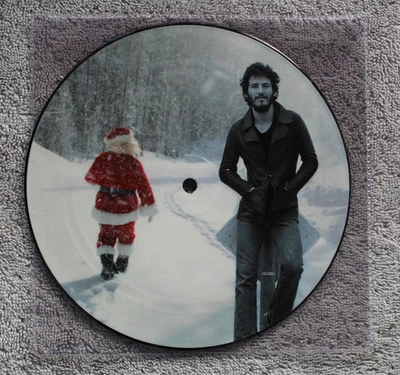 Bruce Springsteen - Santa Claus Is Coming To Town - Christmas Picture Disc PD 7" - Image 1 of 2