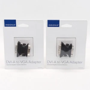 Insignia DVI-A to VGA Adapter (NS-PV90501) Pack of 2 - Picture 1 of 7