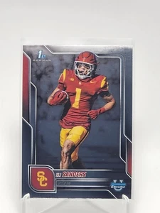 2025 Bowman Chrome University #177 Eli Sanders  - Picture 1 of 2