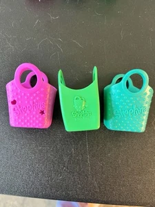 Shopkins Pink & Teal & Green Shopping Bags For Replacement Parts - Picture 1 of 11