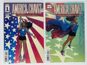 America Chavez Made in USA 1-2 Sara Pichelli Vazquez Marvel 2021 NM - Picture 1 of 11