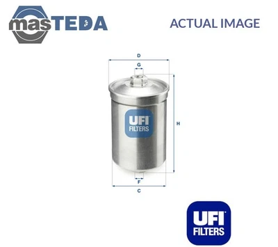 3150200 FILTRO COMBUSTIBLE MOTOR UFI PARA FERRARI 208 308.348 TB GTB,348 TS GTS,MONDIAL Foto 1 de 4