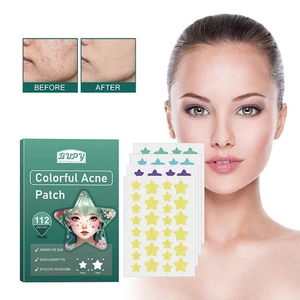 112pcs Repair Acne Patch Facial Skin Care Fade Blemishes Pimple Marks - Picture 1 of 7