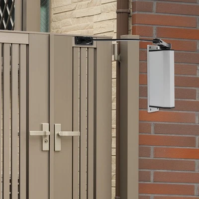 Automatic Swing Gate Opener Electric Door Operator Closer System w/ Remotes - Image 1 of 4