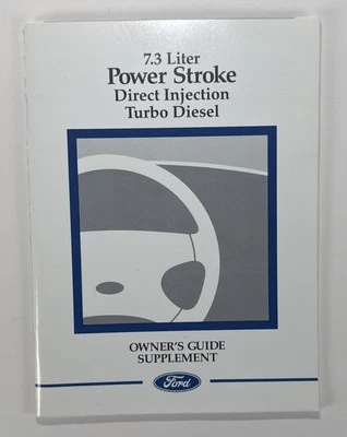 2002 Ford F250 F350 Super Duty 7.3 Diesel Owners Manual Guide Kit Packet OEM - Image 1 of 4