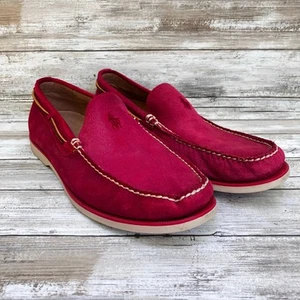 Polo Ralph Lauren Shoes Sz 10D Res Suede Blackley Slip on Loafer Boat Preppy - Picture 1 of 12