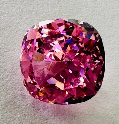 Блестящая огранка кубический цирконий драгоценный камень россыпью фантазийный розовый фианит - Изображение 1 из 4