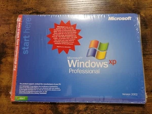 Microsoft Windows XP Professional Service Pack 1a wersja 2002 zapieczętowany NOWY - Zdjęcie 1 z 2