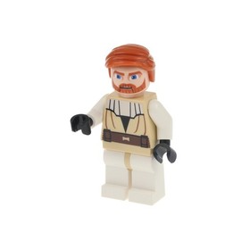 1x Lego Minifigure Star Wars Clone Wars Obi-Wan Kenobi Eyes Large 7753 sw0197