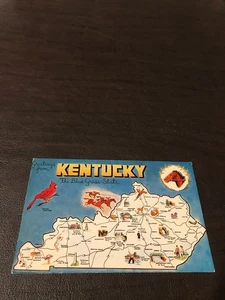 POSTED POSTCARD - KENTUCKY - THE BLUE GRASS STATE - Picture 1 of 3