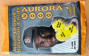 Aurora 2000 MLB Baseball Cards sealed pack of 6, Pacific Trading Cards SD Gwynne - Picture 1 of 2