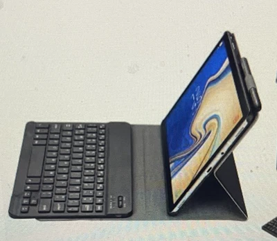 Wireless Bluetooth Keyboard Case For Samsung Galaxy Tab A 10.1 SM-T510 T515 2019 - Image 1 of 4