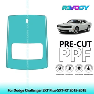 PreCut Paint Protection PPF Kit For Dodge Challenger SXT Plus-SXT-RT 2015-2018 - Picture 1 of 7