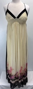 Maxi Vestido Seda Arrugada Fairy-core Femenino Babydoll Vintage Inspirado Talla Pequeña - Imagen 1 de 8