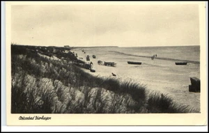 Dierhagen Ostseebad Ostsee DDR Postkarte 1955 gelaufen Strandansicht Dünen - Picture 1 of 1
