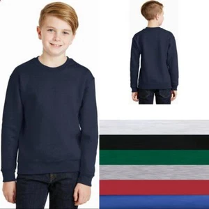 Jerzees ® - Youth NuBlend ® Crewneck Sweatshirt Kids Sizes S-XL 562B - Picture 1 of 43