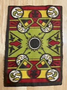 Vintage Indian Tobacco Carpet Felt 8in x 5.5in - Picture 1 of 1