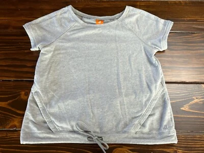 Camisa Joe Fresh, para mujer talla mediana, gris, manga corta, ropa deportiva Foto 1 de 4